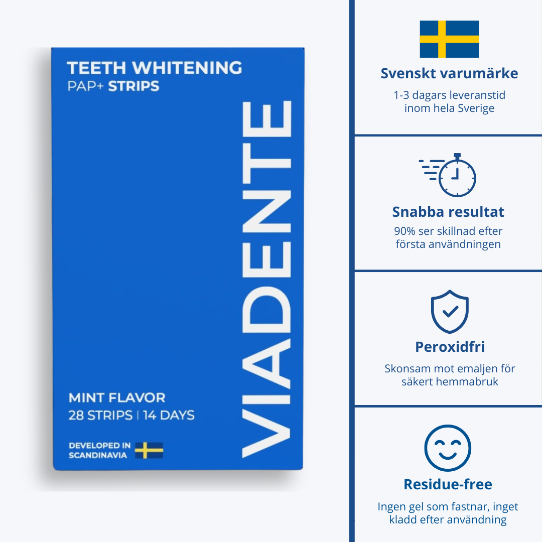 PAP+ Tandblekning Strips (14st)